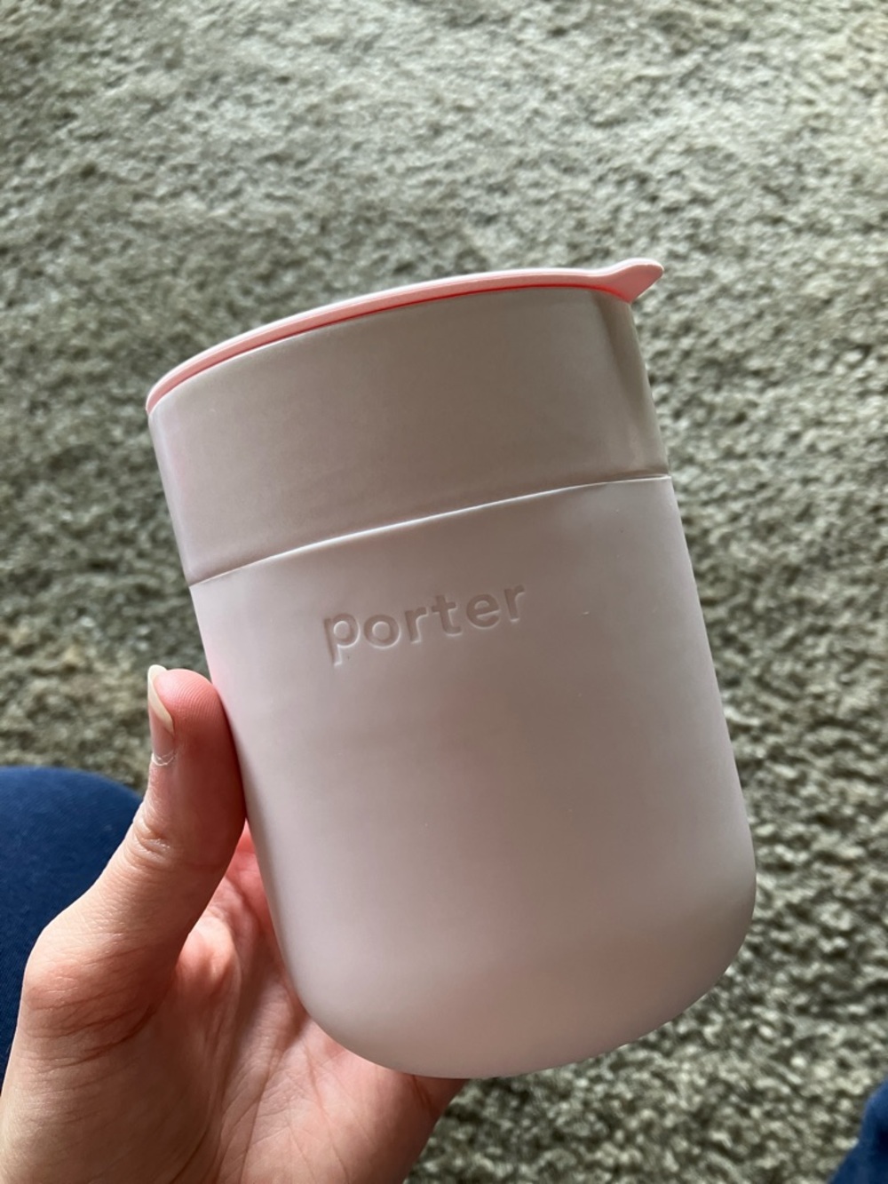 Porter Pink Insulated Travel Cup - Portable Drinkware